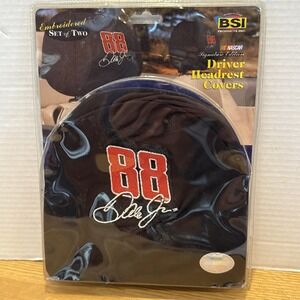 Nascar Dale Jr #88 Driver Headrest Covers Embroidered Set of 2 Licensed New